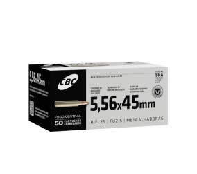 imagem Munição CBC Calibre 5,56x45mm SS109 – (50un)